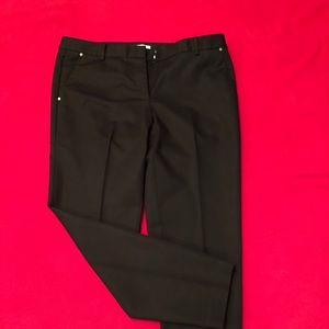 Black MK Crop Pants